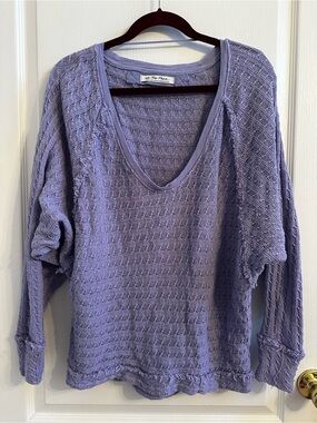 we the free lavender purple sweater